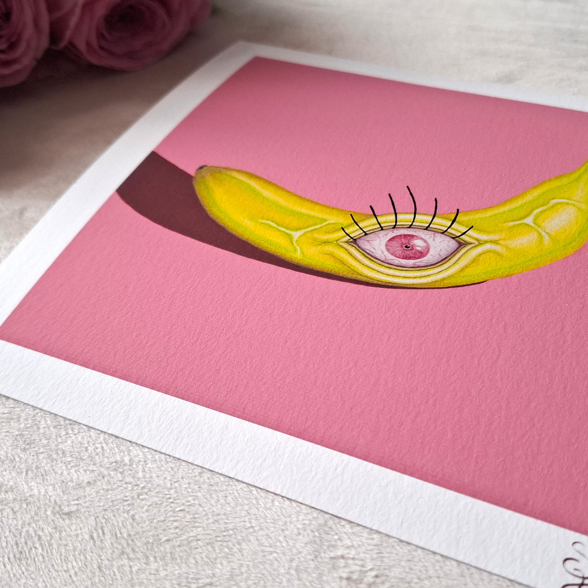 Crazy Fruits - 4er-Serie | 30x30cm - Fine Art Print | Sabine Gorus Art