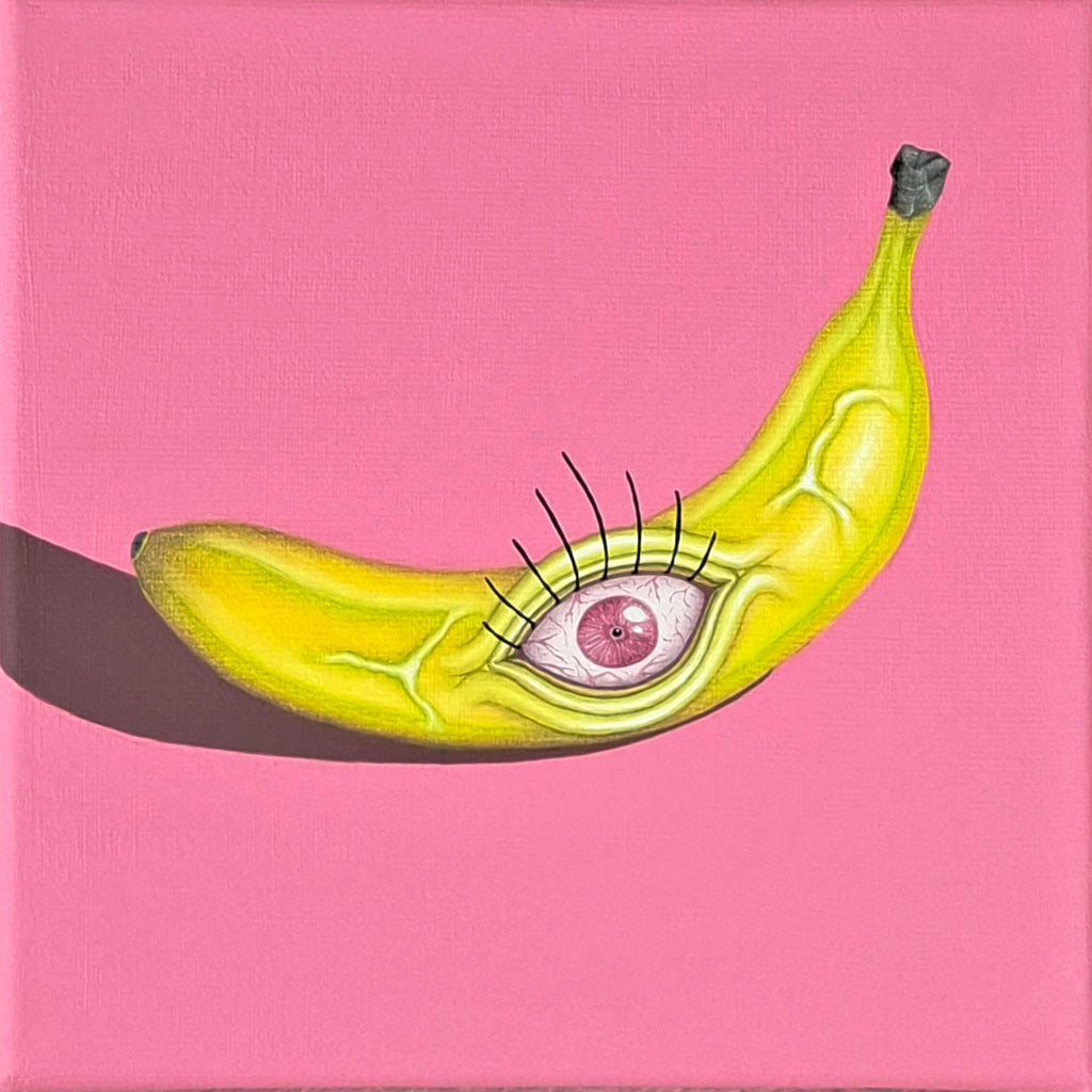 Creepy Banana - Original - Original Artwork | Sabine Gorus Art