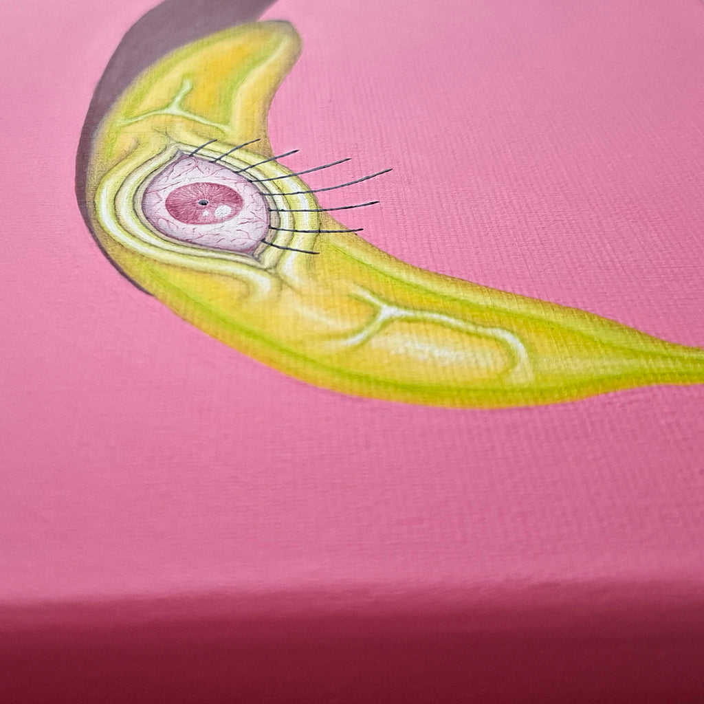 Creepy Banana - Original - Original Artwork | Sabine Gorus Art