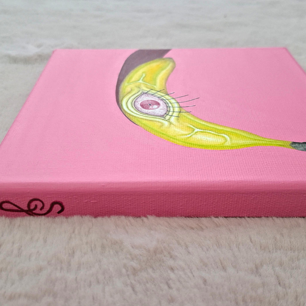Creepy Banana - Original - Original Artwork | Sabine Gorus Art