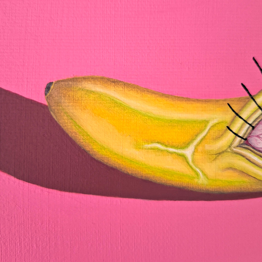 Creepy Banana - Original - Original Artwork | Sabine Gorus Art