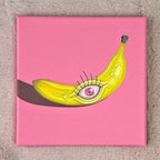 Creepy Banana - Original - Original Artwork | Sabine Gorus Art