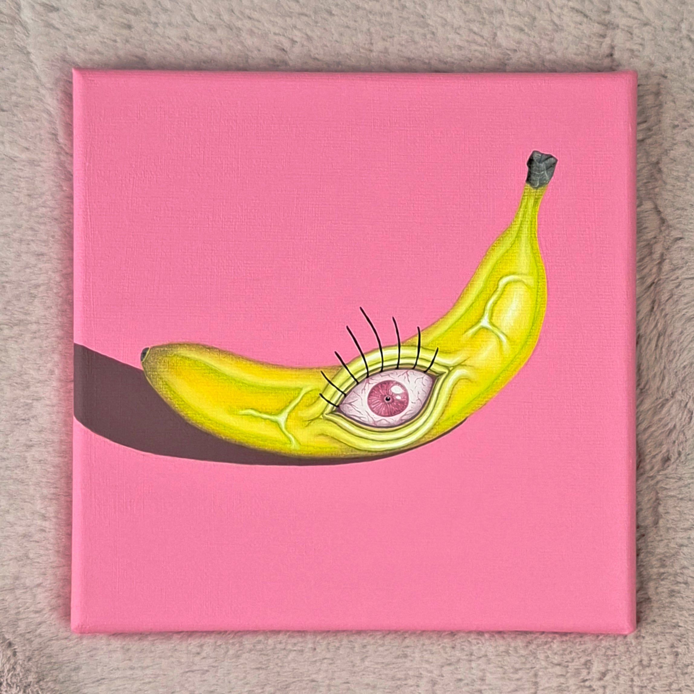 Creepy Banana - Original - Original Artwork | Sabine Gorus Art