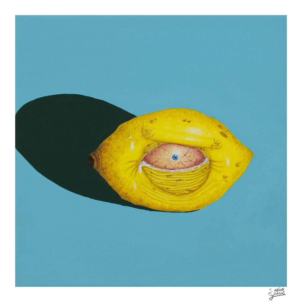 Nervous Lemon - Open Edition - Fine Art Print | Sabine Gorus Art