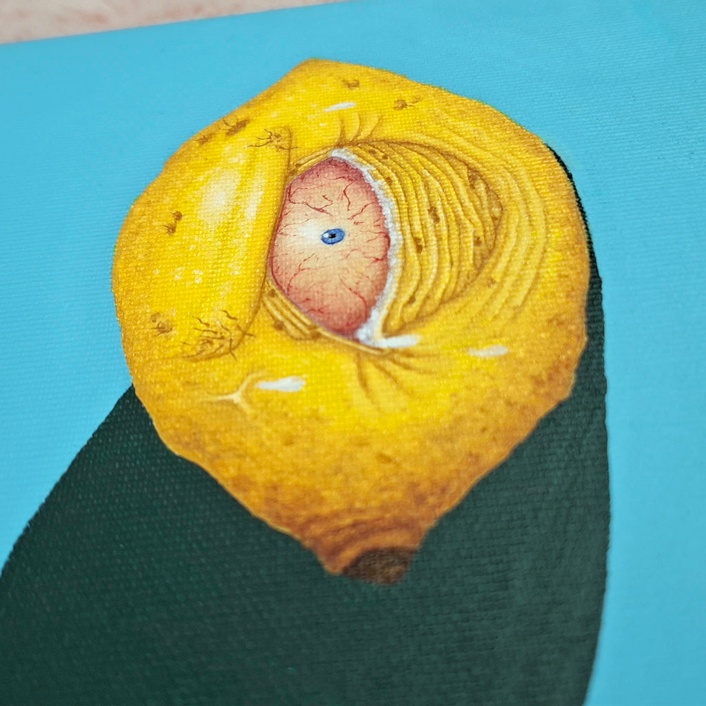 Nervous Lemon - Original - Original Artwork | Sabine Gorus Art