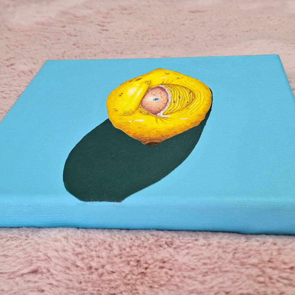 Nervous Lemon - Original - Original Artwork | Sabine Gorus Art