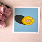 Crazy Fruits - 4er-Serie | 30x30cm - Fine Art Print | Sabine Gorus Art
