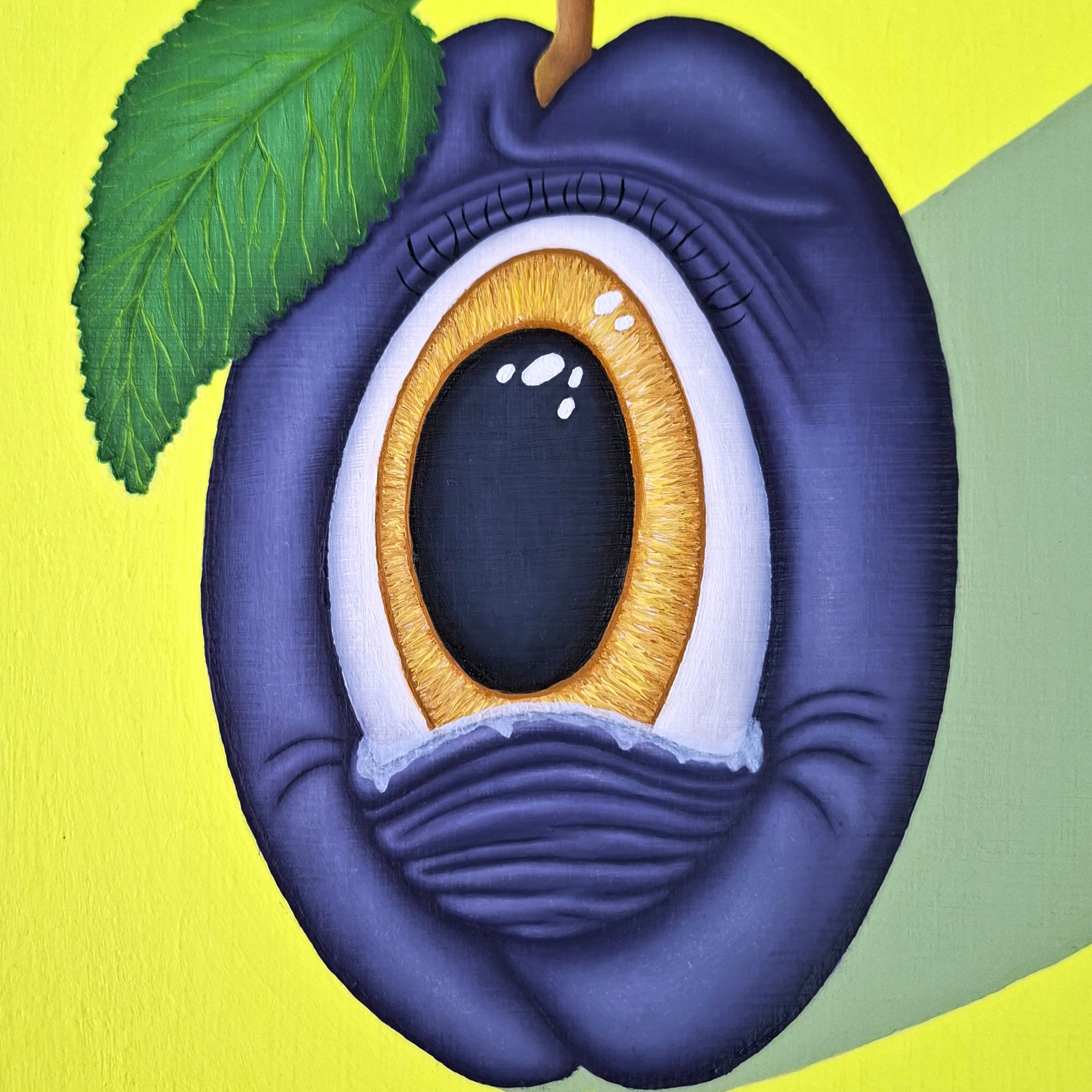 Sad Plum - Original - Original Artwork | Sabine Gorus Art
