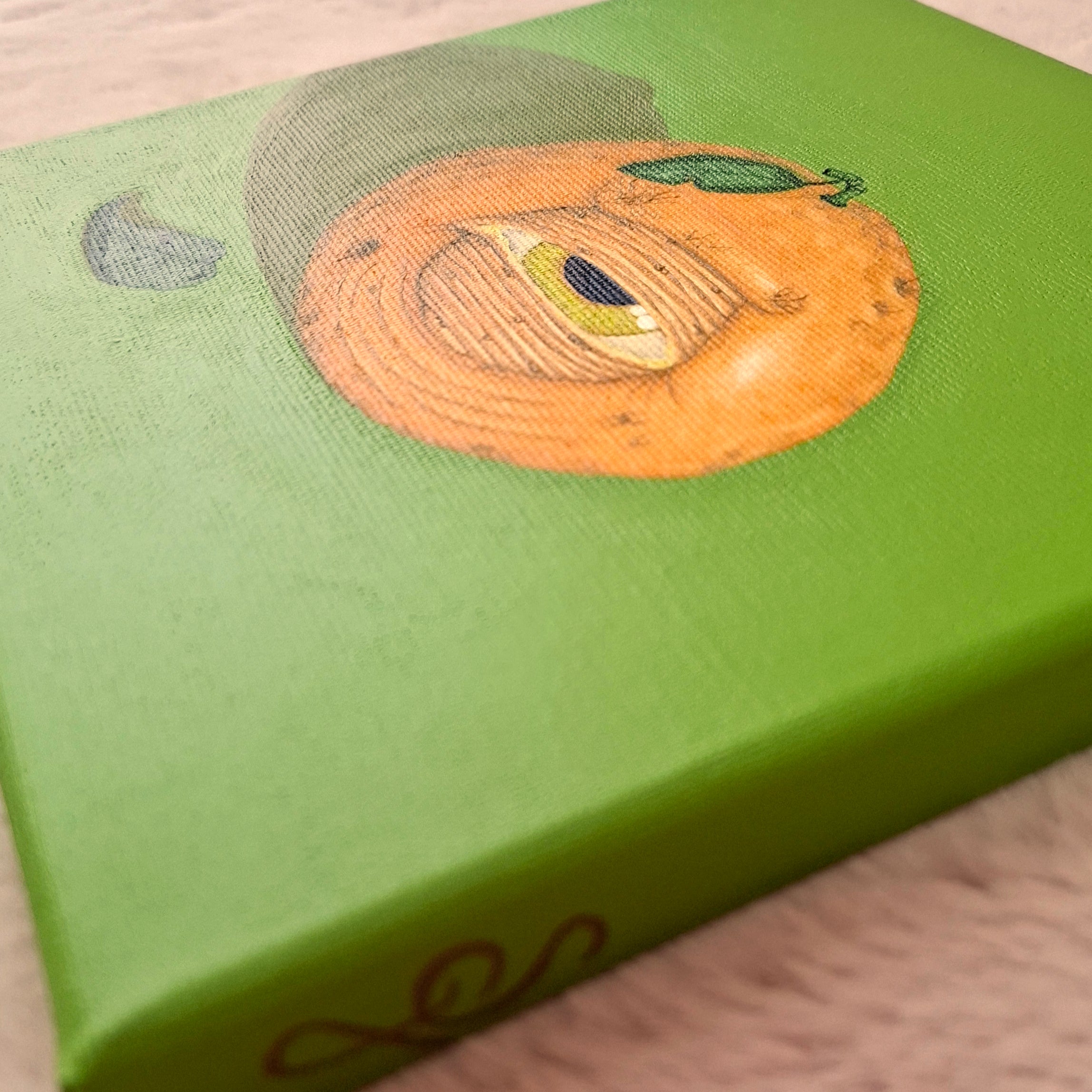 Tired Orange - Original - Original Artwork | Sabine Gorus Art