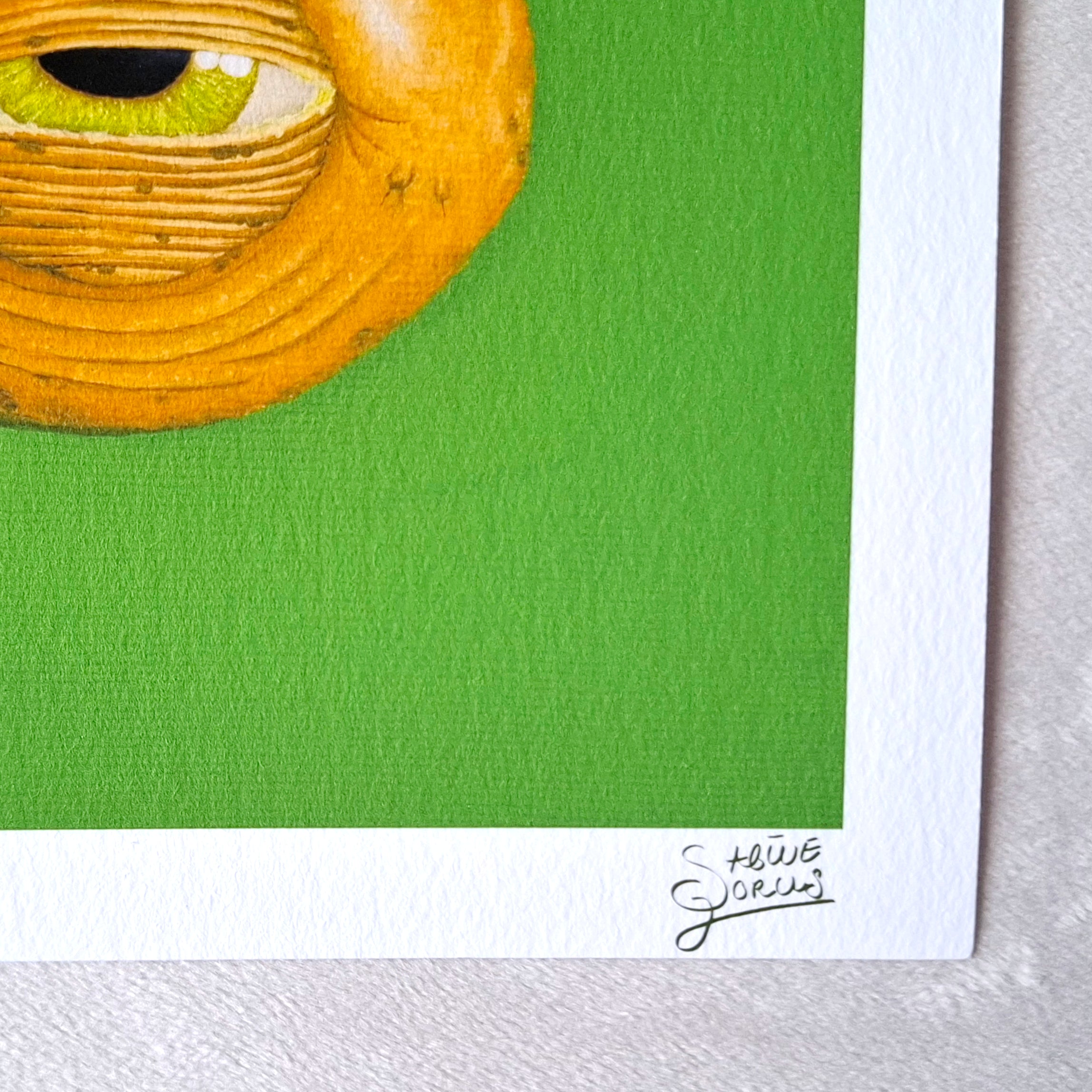 Crazy Fruits - 4er-Serie | 30x30cm - Fine Art Print | Sabine Gorus Art